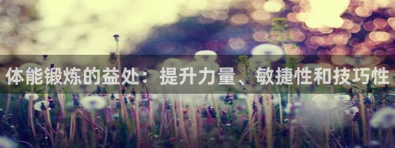 谈球吧：体能锻炼的益处：提升力量、敏捷性和技巧性