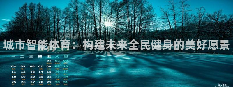 谈球吧体育官网：城市智能体育：构建未来全民健身的美好愿景